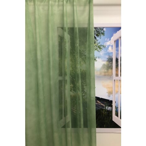 Stores Gardine Stoff Vorhang transpar Voile weiß einfarbig