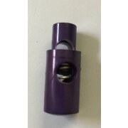 Kordelstopper Schnurstopper Kapuze 22 mm lila, per 2 St&uuml;ck