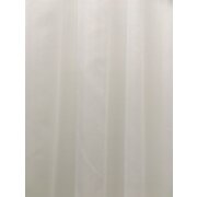 Stores Gardine Stoff Vorhang Streifen wei&szlig; transparent. Restst&uuml;ck 3,75 m