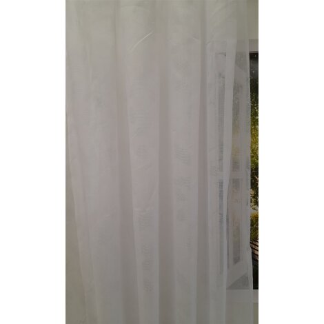Breite 28 M transparent, weiß Falten Faltenband 1:2,5 3 mm