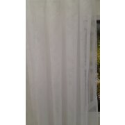 Stores Gardine Stoff Vorhang Bl&auml;tter einfarbig wei&szlig;  transparent, Meterware