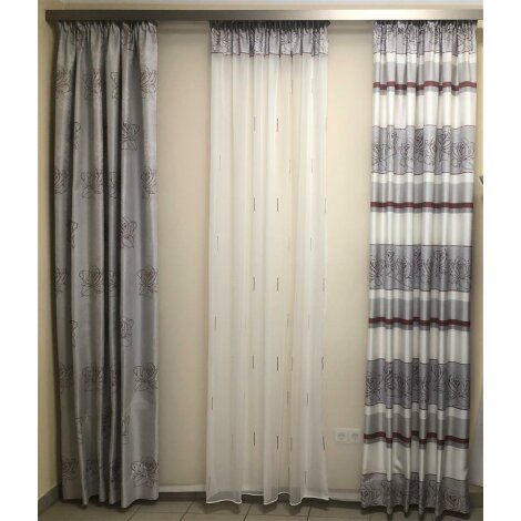 Steingewaschene Baumwolle Panel Fenstervorhang, Indischer Handgemachter  Fenstervorhang, Quasten Vorhang Fransenvorhang, Schlafzimmervorhang -  .de