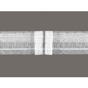 Haftfaltenband Klettfaltenband f&uuml;r Gardinen 2 Falten 1:2,0 50 mm transparent