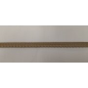 Paspelkordel Paspelband Kordel Band Satin hellbraun Breite 8 mm, Meterware