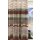 Dekostoff Gardine Vorhang Streifen rot beige rohwei&szlig; teiltransparent, Meterware