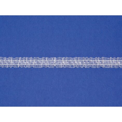 Gardinenband Reihband Kr&auml;uselband 20 mm, 10 m transparent