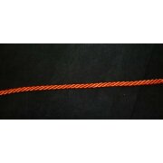Kordel Schnur Flechtkordel orange terra 6 mm, Meterware