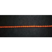 Kordel Schnur Flechtkordel orange terra 4 mm, Meterware