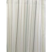 Stores Gardine Stoff Vorhang Streifen wei&szlig; t&uuml;rkis grau gr&uuml;n, Restst&uuml;ck 4,15 m