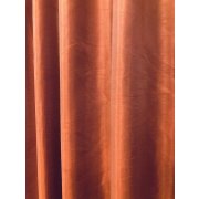 Dekostoff Gardine Vorhang orange lachs einfarbig teiltransparent, Meterware